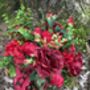 The Ruby Red Rose Bridal Bouquet, thumbnail 2 of 12