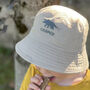 Children's Dinosaur Bucket Hat, thumbnail 1 of 1