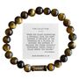 Men's Wolverhampton Wanderers Football Fan Tiger's Eye Bracelet, thumbnail 1 of 6