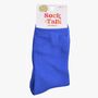 Women's Bamboo Socks Plain Royal Blue, thumbnail 5 of 5