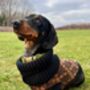 Black And Brown Dog Jumper, thumbnail 1 of 5