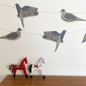 Dove Recycled Paper Garland, 2 of 6