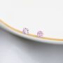 Sterling Silver October Birthstone Earrings, thumbnail 9 of 12