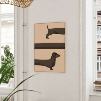 Exclusive Dachshund Dog Print, 4 of 7