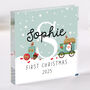 Personalised Baby’s First Christmas Gift Block, thumbnail 1 of 4