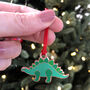 Dinosaur Christmas Tree Decoration, thumbnail 4 of 4
