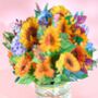 Pop Up 3D Card Bouquet Of Sunflowers, thumbnail 3 of 3