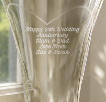 Personalised Vase With Swarovski Crystals, 4 of 8