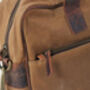 Canvas And Leather Laptop Bag, thumbnail 4 of 12