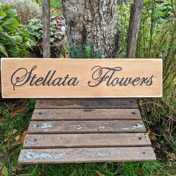 Personalised Vintage Wooden Garden Signs, 2 of 7