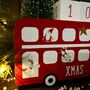 Wooden London Bus Brick Number Advent, thumbnail 3 of 3