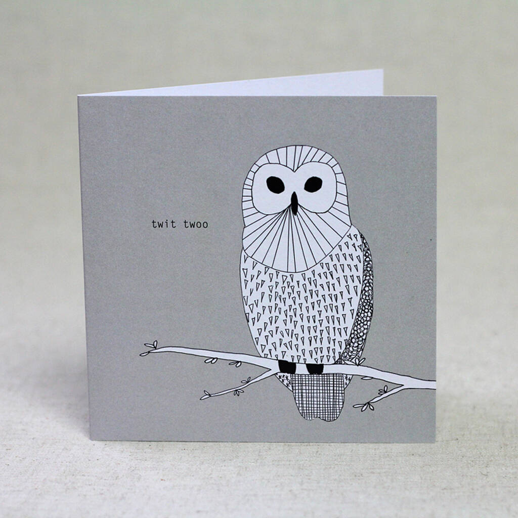Owl Card By Lil3birdy
