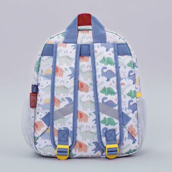 Personalised Colourful Dinosaur Print Medium Backpack, 2 of 5
