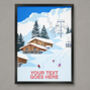 Personalised Ski And Snowboard Poster, thumbnail 1 of 8