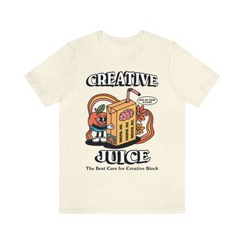 'Creative Juice' 80s Aesthetic T Shirt, 5 of 6