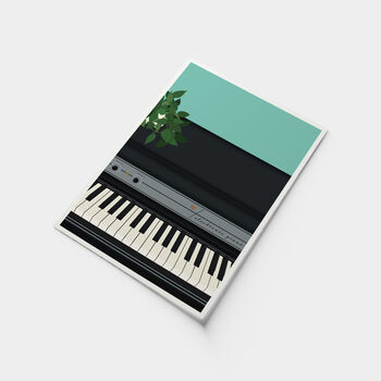 Electric Piano Keys Print | Instrument Music Poster, 4 of 10