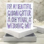Personalised Goddaughter/ Godson Wedding Book Card, thumbnail 1 of 8