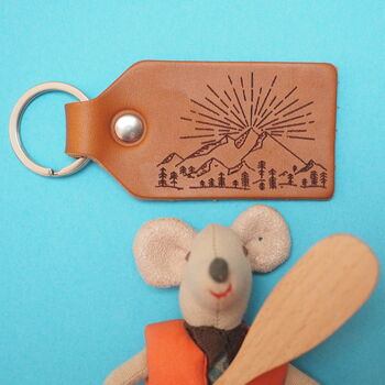 Personalised Camping Great Outdoors Key Fob, 3 of 6