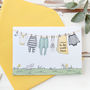 Personalised Welcome To The World New Baby Card, thumbnail 6 of 6
