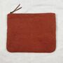 Fair Trade Eco Zip Felt Document Pouch Laptop Sleeve, thumbnail 8 of 10