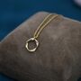 Sterling Silver Tiny Mobius Strip Pendant Necklace, thumbnail 5 of 12