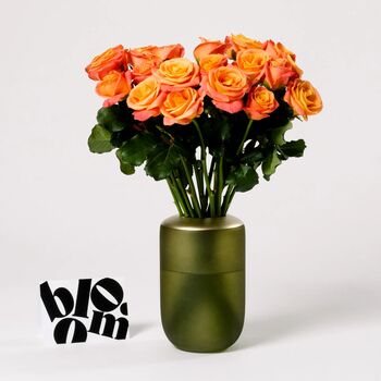 Coral Sunset Rose Bouquet, 3 of 3