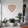 Modern Love Heart Metal Wall Art Home Decoration, thumbnail 7 of 11