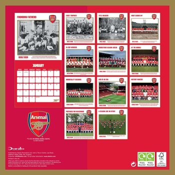 'Arsenal' 2024 Calendar, 5 of 5