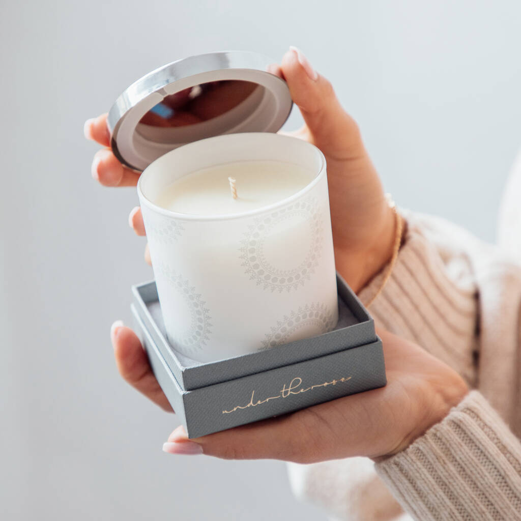 Personalised Scented New Baby Candle By Under the Rose