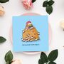 Cute Christmas Gingerbread Pudding Card, thumbnail 8 of 9