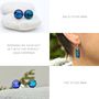 Aqua Green And Blue Glass Pendant Necklace, thumbnail 9 of 10
