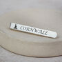 Sterling Silver Cornish Themed Tie Slide, thumbnail 1 of 5