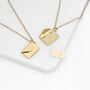 Personalised Secret Message Gold Envelope Necklace, thumbnail 9 of 12