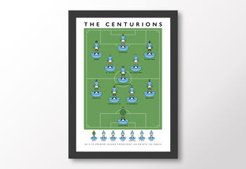 Manchester City Centurions 17/18 Poster, 7 of 7