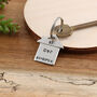 Housewarming Gift New Home House Shaped Keyring, thumbnail 7 of 8