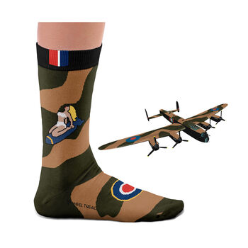 Wwii British Icons Pack Of Gift Socks, 6 of 11