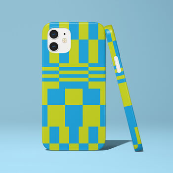 Wavy Check Phone Case Durable iPhone Samsung Mobile Cover, 7 of 12