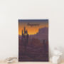 Saguaro National Park USA Travel Poster Art Print, thumbnail 2 of 8