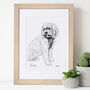 Personalised Pet Line Drawing, thumbnail 2 of 11