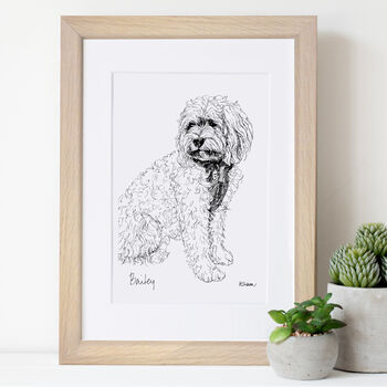 Personalised Pet Line Drawing, 2 of 11