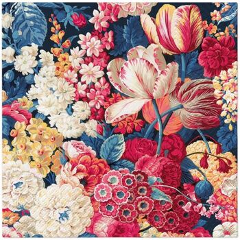 Velvet Rose Paper Luxe Napkins | Dark Floral | Eco Friendly 33 X 33cm, 5 of 5