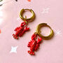 ‘You’re My Lobster’ Print And Lobster Earrings Gift Set, thumbnail 2 of 7