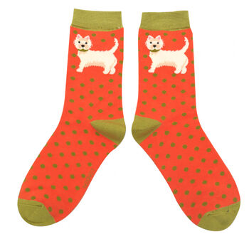 Westie Dog Bamboo Socks, 2 of 5
