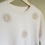 Organic Celestial Sun Sweatshirt, thumbnail 1 of 3