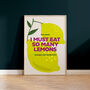 So Many Lemons Kate Nash Lyrics Print, Music Print, thumbnail 6 of 8