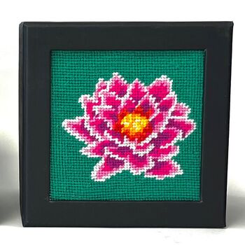 Waterlily Stitch Your Own Box Tapestry Kit, 3 of 7