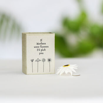 Gift For Mum Small Flower Matchbox Gift, 2 of 5