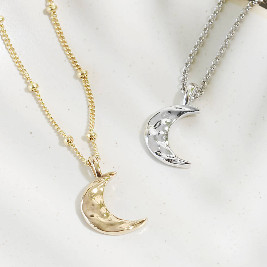 Moon Necklace For Female Empowerment By Muru | notonthehighstreet.com