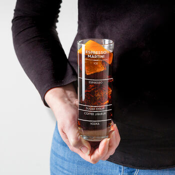 Espresso Martini Highball Glass Cocktail Gifts For Her, 3 of 4