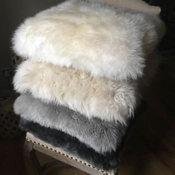 sheepskin cushion